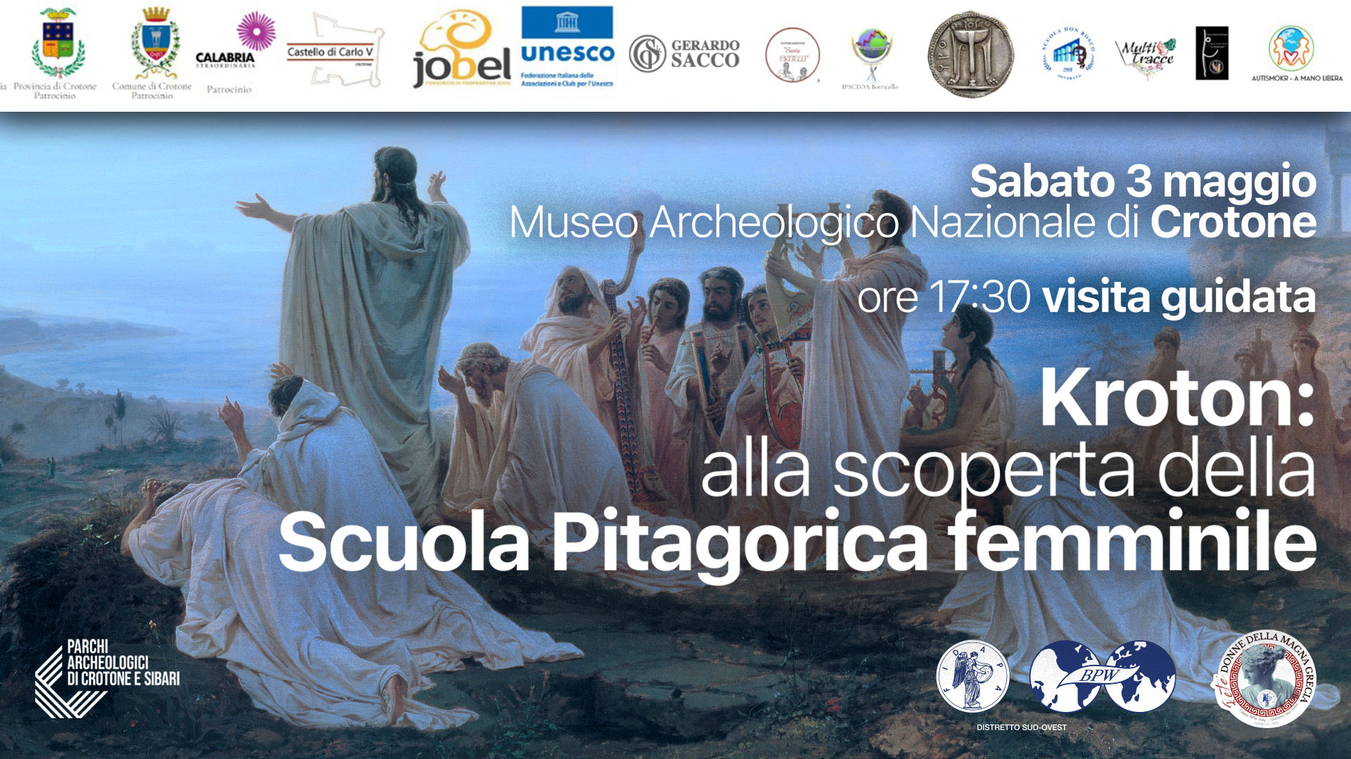 "Kroton: alla scoperta della Scuola Pitagorica femminile" -  3-4 Maggio 2025